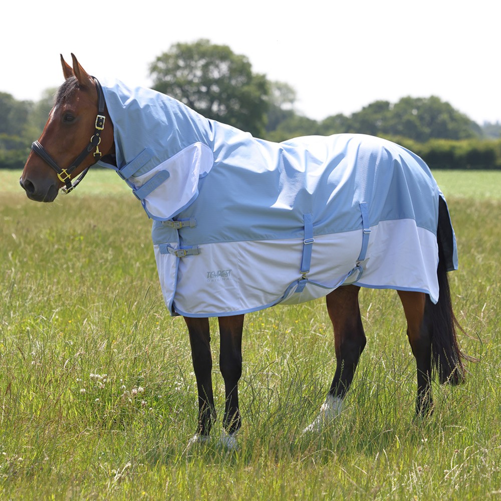 Shires Shires Tempest Original Waterproof Fly Rug in Pale Blue