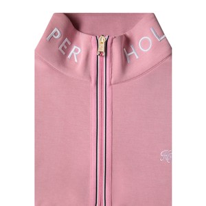 Holland Cooper Holland Cooper Windsor Quarter Zip Sweat in Dawn Pink