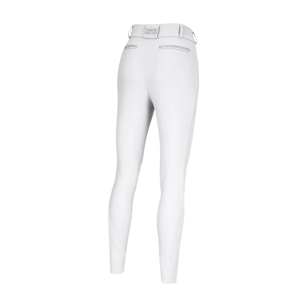 Pikeur Ceelina Flex Faux Leather Full Seat Breeches White