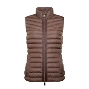 Holland Cooper Holland Cooper Lightweight Puffer Gilet in Chestnut