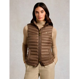 Holland Cooper Holland Cooper Lightweight Puffer Gilet in Chestnut