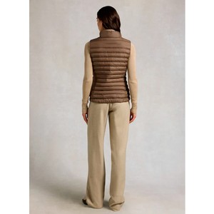 Holland Cooper Holland Cooper Lightweight Puffer Gilet in Chestnut