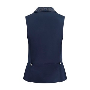 Equetech Equetech Crystal Dressage Waistcoat in Navy/Silver