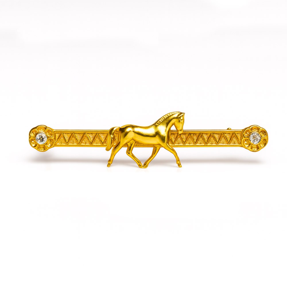 Equetech Equetech Showing Horse Pin in Gold