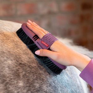 LeMieux LeMieux Flexi Horse Hair Body Brush in Powder Blue
