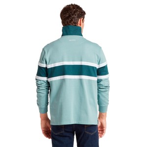 Schoffel Schoffel Exmouth Heritage 1/4 Zip Sweatshirt in Powder Blue