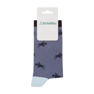 Schoffel Schoffel Ladies Socks in Navy Horse