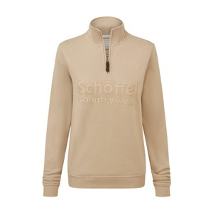 Schoffel Schoffel St Issey 1/4 Zip Sweatshirt in Cobblestone
