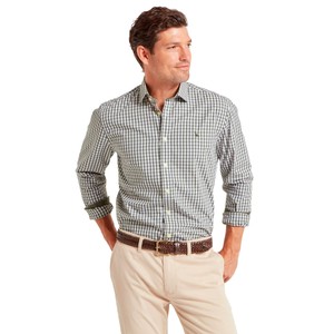 Schoffel Schoffel Thorpeness Tailored Shirt in Beetle Green Check