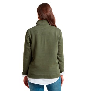 Schoffel Schoffel St Agnes 1/4 Zip Sweatshirt in Beetle Green