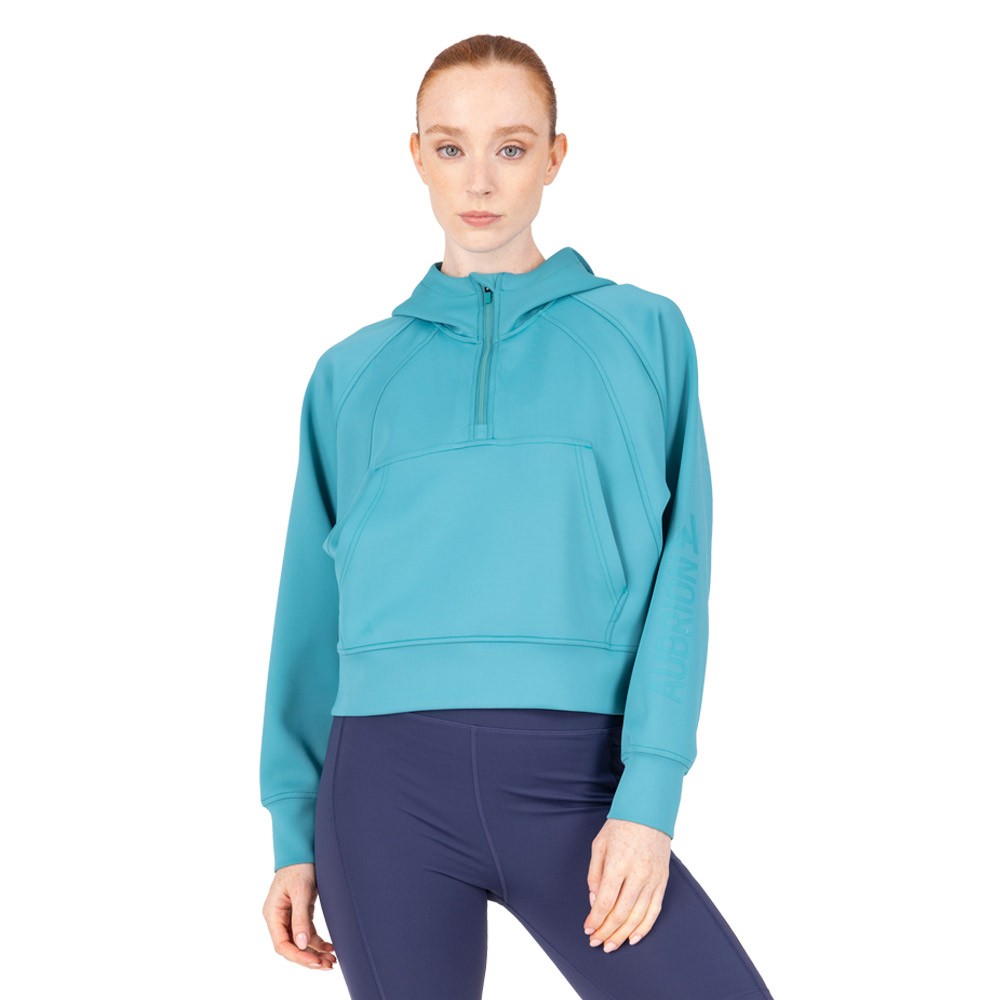 Shires Shires Aubrion React Quarter Zip Hoodie in Haze