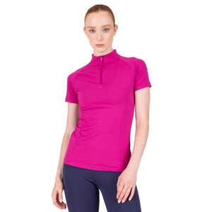 Shires Shires Aubrion React Short Sleeve Base Layer in Fuchsia