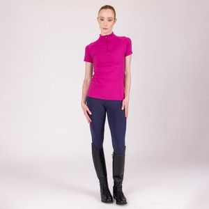 Shires Shires Aubrion React Short Sleeve Base Layer in Fuchsia