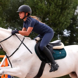 Shires Aubrion Equestrian Young Rider Riding Tights in Midnight