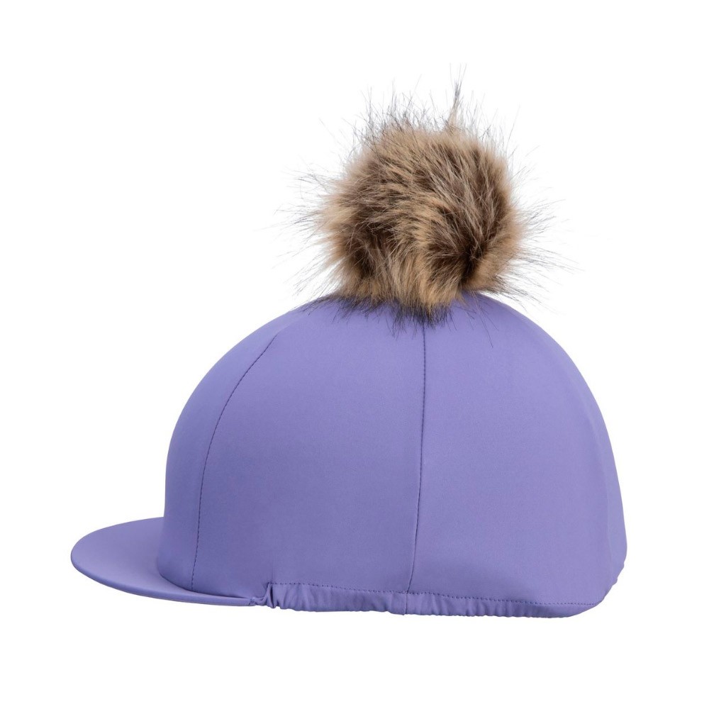 Shires Aubrion Equestrian Hat Silk Purple