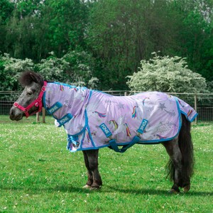 Gallop Gallop Ponie Pegacorn Combo Fly Rug in Lilac