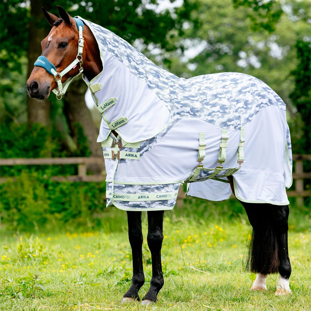 LeMieux LeMieux Arika Camo-Tek Fly Rug in Macaron