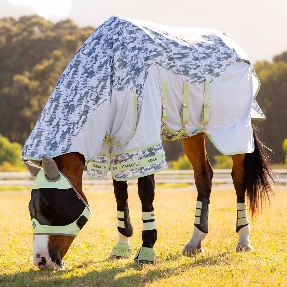 LeMieux Arika Camo-Tek Fly Rug Green