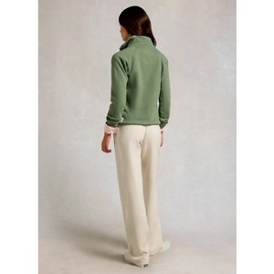 Holland Cooper Holland Cooper Sporting Goods Zip Henley in Sage