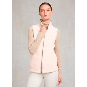 Holland Cooper Holland Cooper Country Fleece Gilet in Palest Pink