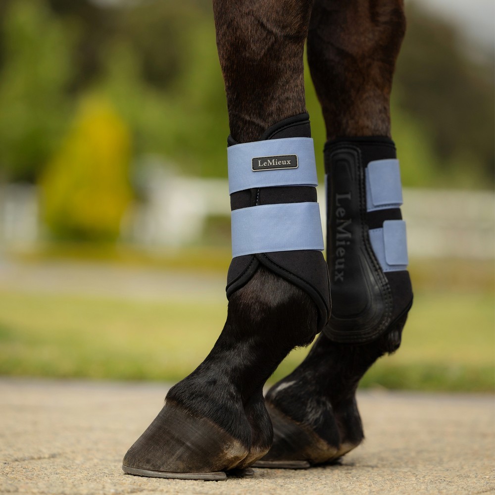 LeMieux Air Tek Grafter Brushing Boots Blue