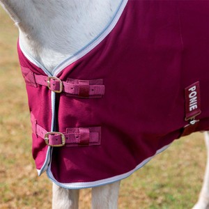 Gallop Gallop Ponie Jersey Cooler in Burgundy/White/Grey