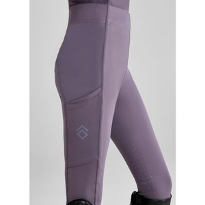 Aztec Diamond Aztec Diamond Young Rider Leggings Full Seat Riding Tights in Amethyst