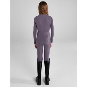 Aztec Diamond Aztec Diamond Young Rider Leggings Full Seat Riding Tights in Amethyst