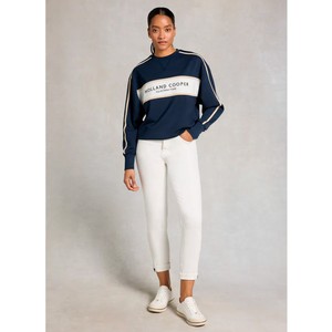 Holland Cooper Holland Cooper Equestrian Crew Neck Sweatshirt in Ink Navy