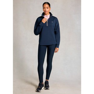 Holland Cooper Holland Cooper Windsor Quarter Zip Sweat in Ink Navy