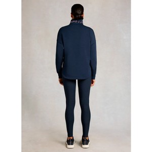 Holland Cooper Holland Cooper Windsor Quarter Zip Sweat in Ink Navy