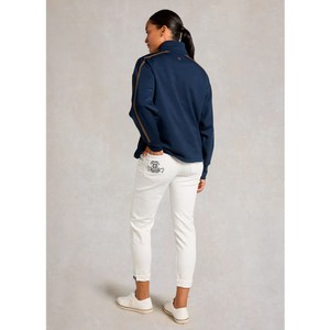 Holland Cooper Holland Cooper Equestrian Quarter Zip Neck Sweat in Ink Navy
