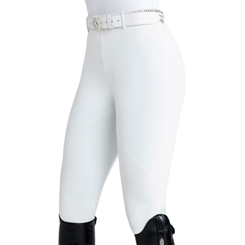 Aztec Diamond Essential Competition Full Seat Leggings White