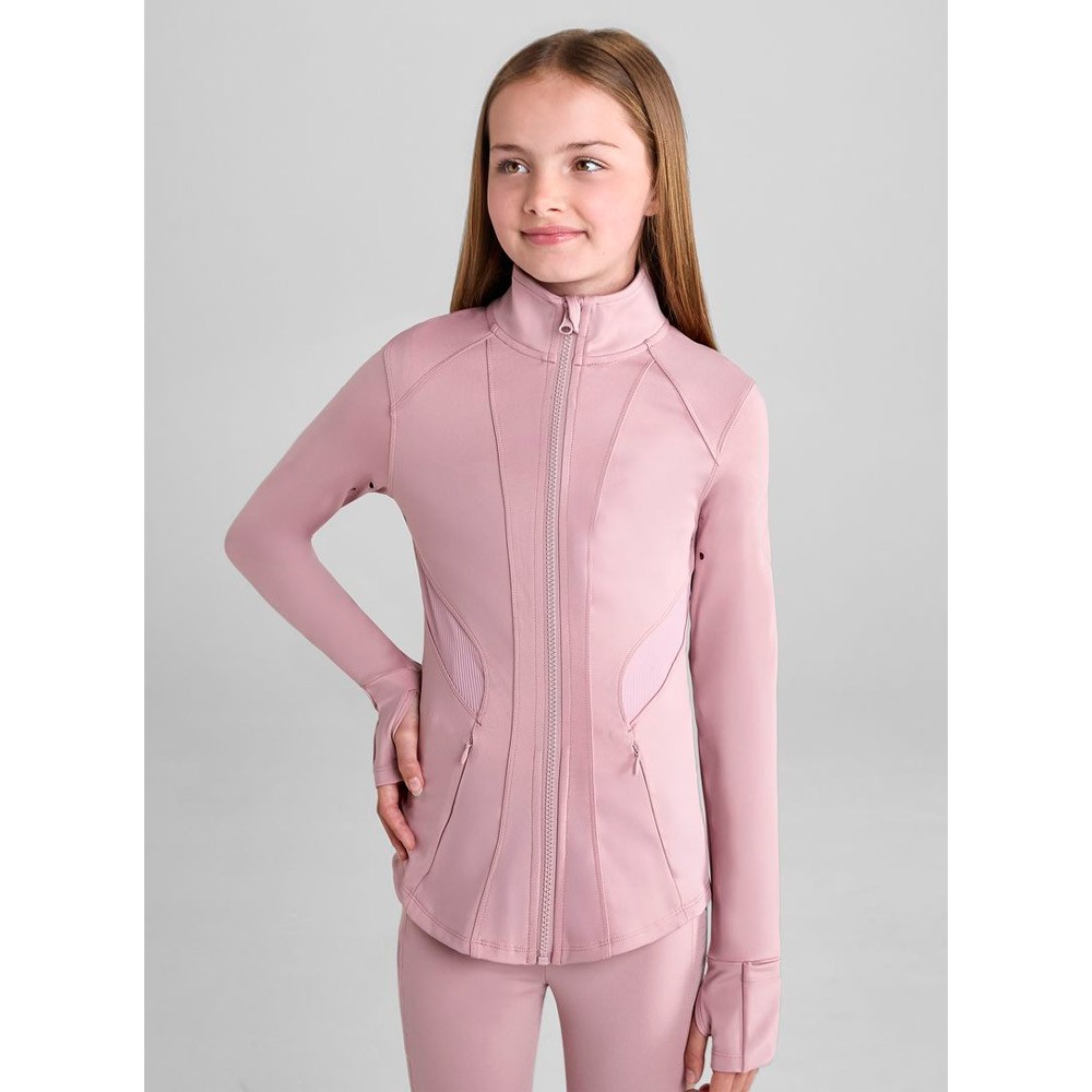 Aztec Diamond Young Rider Fitted Jacket Pink