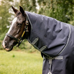 Horseware Horseware Rambo Optimo Turnout Hood 150g in Navy/Thunderstorm Grey