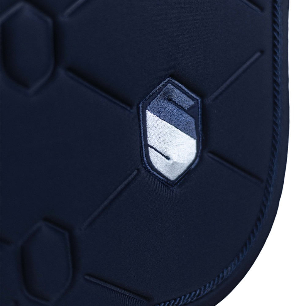 Samshield Spineshield Embroidery Jump Saddle Pad Blue