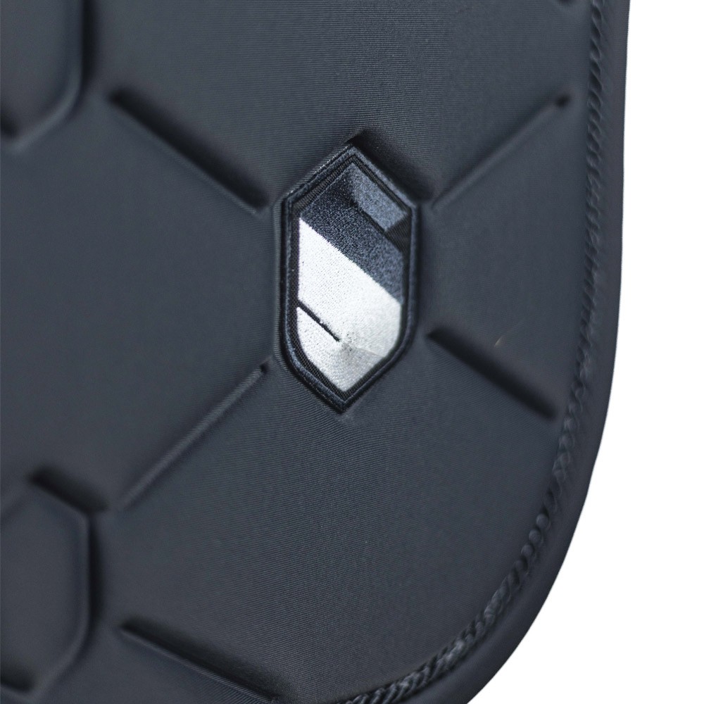 Samshield Spineshield Embroidery Jump Saddle Pad Grey