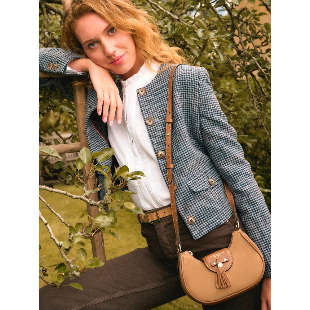 Fairfax & Favor Fairfax & Favour Micro Windsor Cross Body Bag Tan