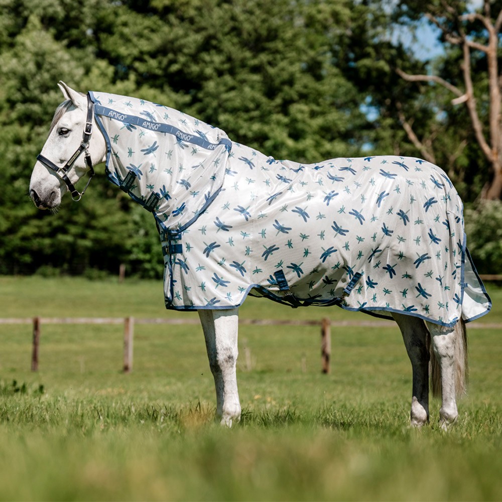Horseware Horseware Amigo All-In-One Fly Sheet in Dragonfly Print