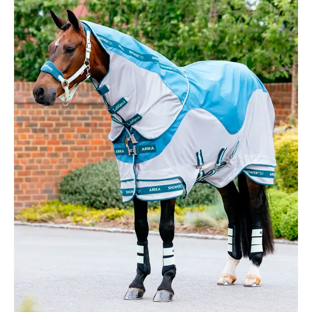LeMieux Camo Shower-Tek Fly Rug Green