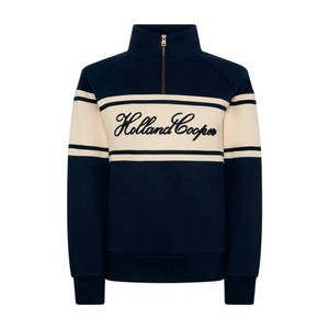 Holland Cooper Holland Cooper Signature Quarter Zip Sweat in Ink Navy