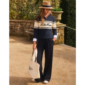 Holland Cooper Holland Cooper Signature Quarter Zip Sweat in Ink Navy