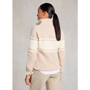 Holland Cooper Holland Cooper Signature Quarter Zip Sweat in Stone