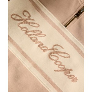 Holland Cooper Holland Cooper Signature Quarter Zip Sweat in Stone