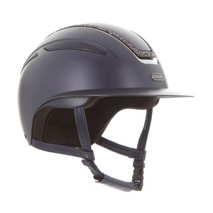 Evoke Evoke Callisto Wide Peak Crystal Frame Riding Hat 56-58cm 
