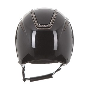 Evoke Evoke Callisto Classic Peak Crystal Frame Riding Hat 