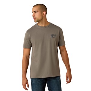 Ariat Ariat Mens Paintriot Classic Fit T-Shirt in Smoked Pearl