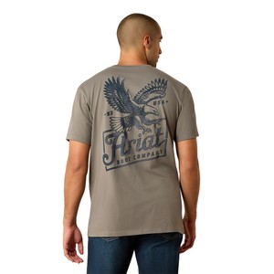 Ariat Ariat Mens Paintriot Classic Fit T-Shirt in Smoked Pearl