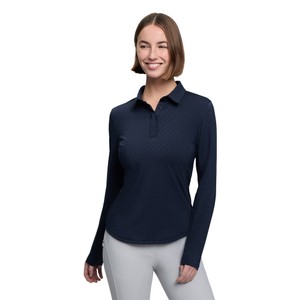 LeMieux LeMieux Sarah Shirt Base Layer in Navy Patterned