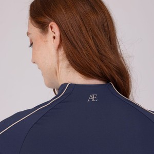 Shires Shires Aubrion Equestrian Short Sleeve Base Layer in Midnight